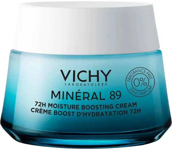 Vichy Minéral 89 Fuktighetskrem 72T Uten Parfyme 50 ml