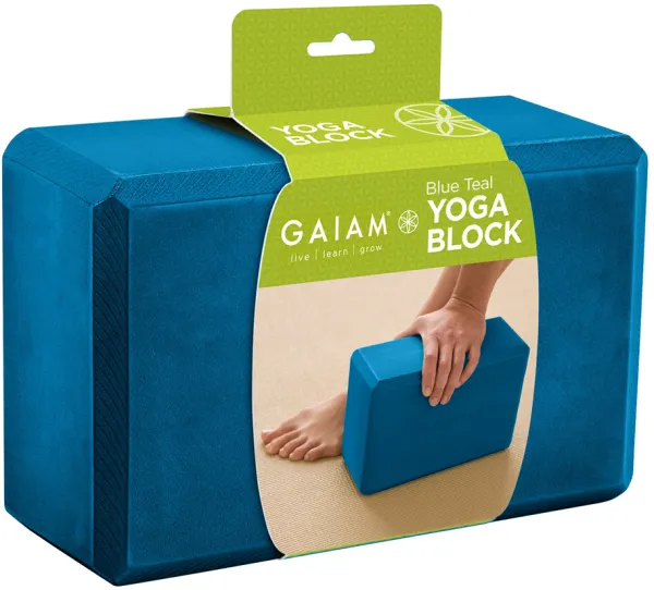 Gaiam Yogablokk Turkis Blå